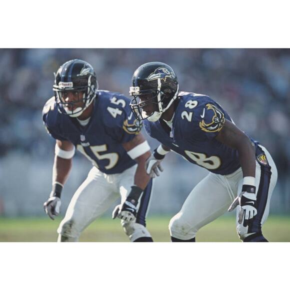 Baltimore Ravens 90s STARTER windbreaker bomber jacket XL black NFL Pro Line vtg - Picture 6 of 10